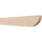 Ekena Millwork 2in. W x 4in. H x 24in. L Durham Woodgrain TimberThane Rafter Tail, Primed Tan RFTUR02X04X24DURRCPR - alternate 1